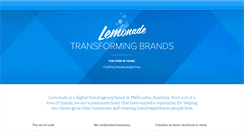 Desktop Screenshot of lemonade.com.au